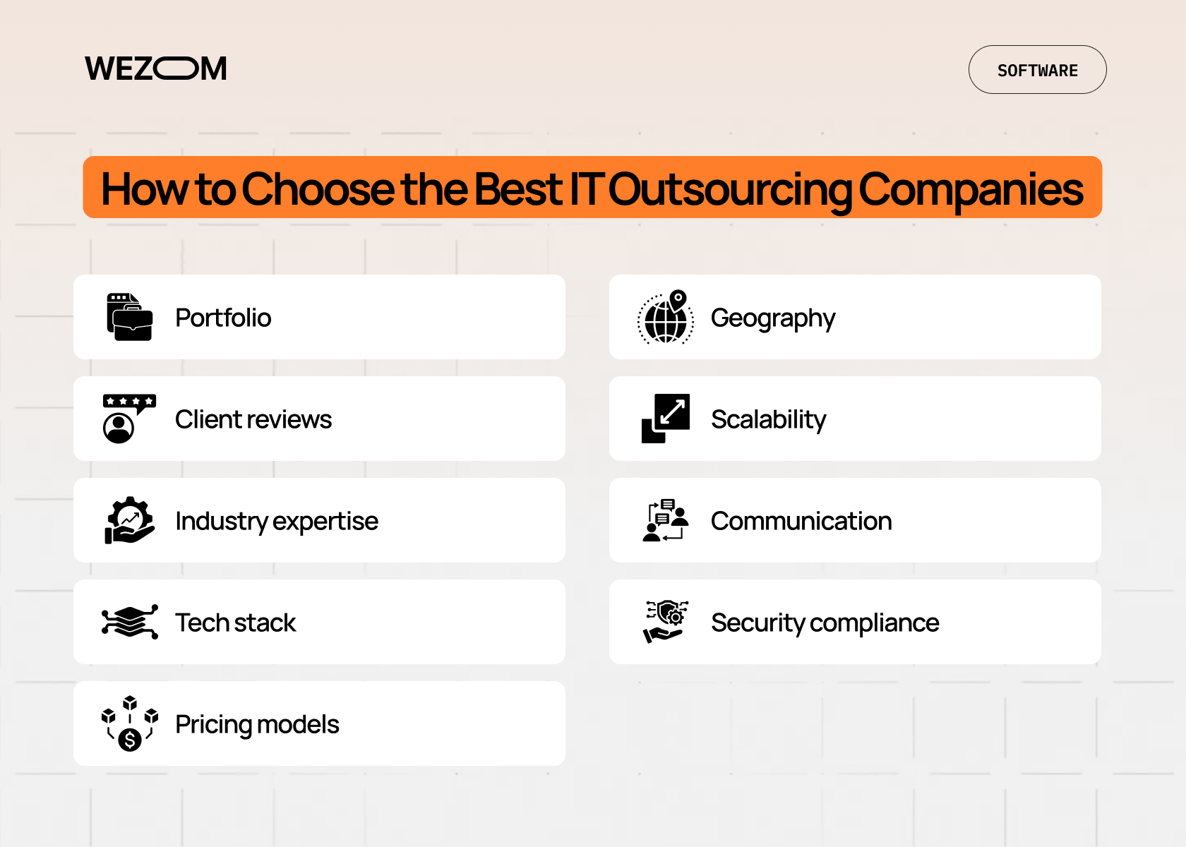 how to choose the best it outsourcing company portfolio reviews tech stack pricing and top it outsourcing companies criteria